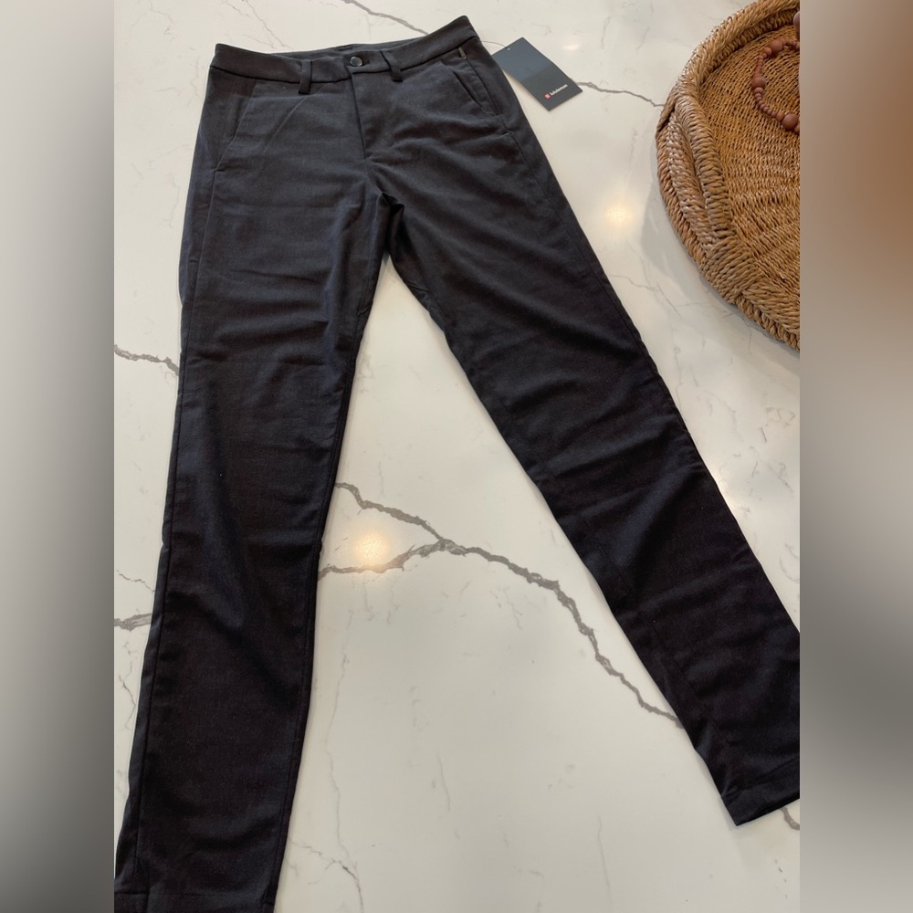 NEW 28” Lululemon Commission Slim Pants (Wool) 34”L